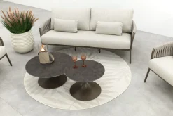 SUNS Fiavè/Nova stoel-bank loungeset - Rope/Brons