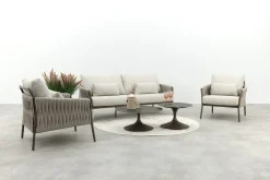 SUNS Fiavè/Nova stoel-bank loungeset - Rope/Brons