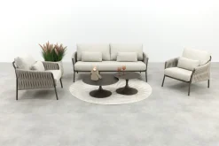 SUNS Fiavè/Nova stoel-bank loungeset - Rope/Brons