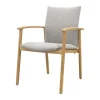 Suns Florine stapelbare dining tuinstoel - Taupe/Teak - Op=Op