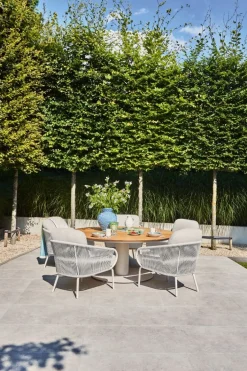 Suns Grado low dining tuintafel - Ø170 cm. rond OP=OP