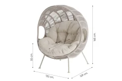 SUNS Nuna Egg rope loungestoel - Zand