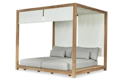 Suns Portofino daybed met hemel - Soft grey