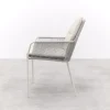 Suns Punta Dining Tuinstoel - Zandkleurig/Mat wit OP=OP