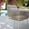 SUNS Revello Dining Tuinstoel -Camel Sand -Natural Gravel fishbone