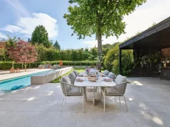 SUNS Revello Dining Tuinstoel -Camel Sand -Natural Gravel fishbone