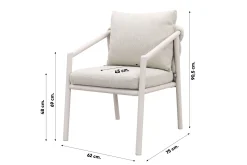 Suns Sato Dining Tuinstoel - Camel Sand