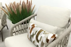 Suns Tosca/Nova stoel-bank loungeset - Rope/Brons