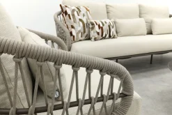 Suns Tosca/Nova stoel-bank loungeset - Rope/Brons