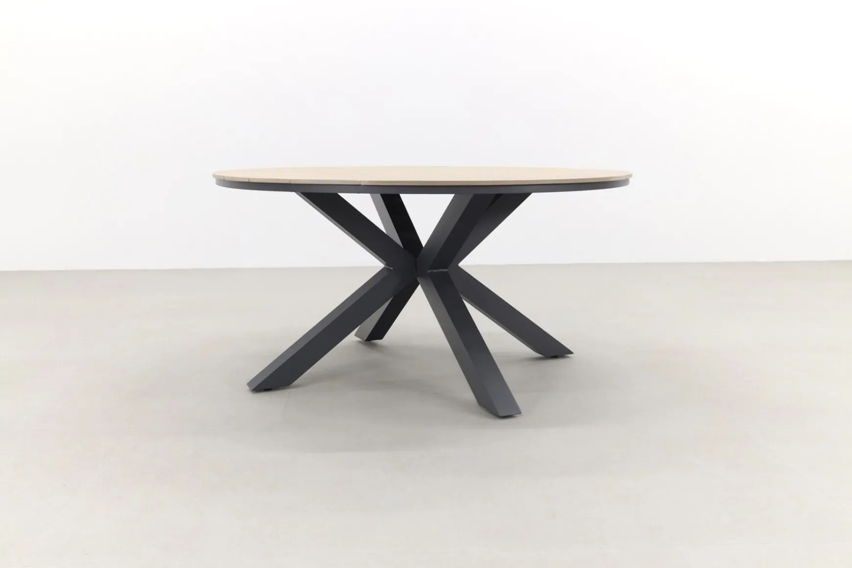 Taste Barista antraciet / Garden Impressions Edison 148 cm. - ronde tuinset