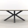 Taste Barista - Antraciet / GI Edison 220 x 115 cm. tafel - ovale tuinset