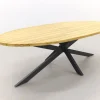 Taste Barista Antraciet/Prado Ellips 240x115 cm. ovale tuinset - 7 delig