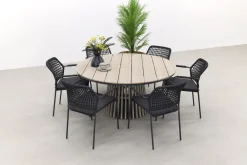 Taste Barista/GI Trinxa ronde stapelbare tuinset - 148 cm.