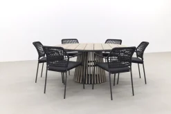 Taste Barista/GI Trinxa ronde stapelbare tuinset - 148 cm.