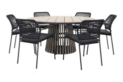 Taste Barista/GI Trinxa ronde stapelbare tuinset - 148 cm.