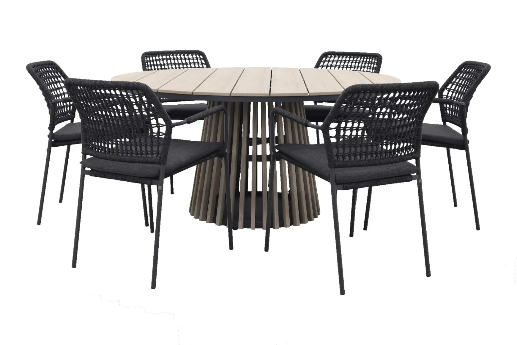Taste Barista/GI Trinxa ronde stapelbare tuinset - 148 cm.
