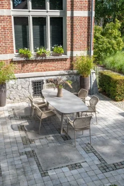 Taste Barista/Manolo Deens ovale 6-persoons tuinset - Latte