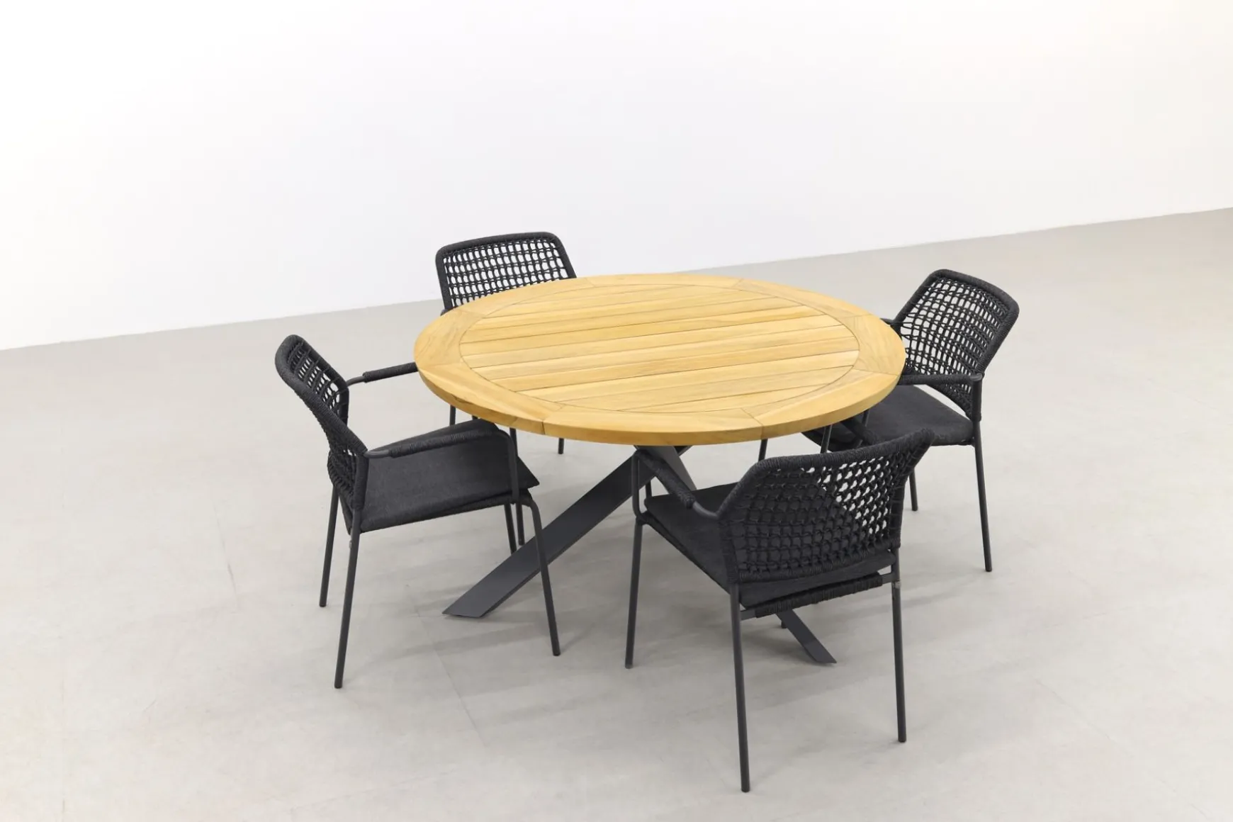 Taste Barista/Prado 130 cm. ronde tuinset - 5-delig