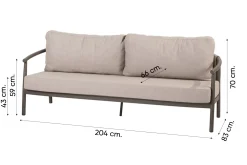 Taste Barolo stoel-bank loungeset - Terre