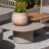 Taste by 4 Seasons Demi Salontafel set (2-delig) - Keramiek/teak - Latte
