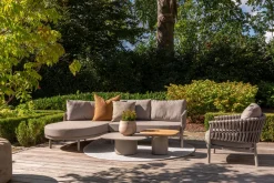 Taste by 4 Seasons Demi Salontafel set (2-delig) - Keramiek/teak - Latte