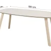 Taste Calma/Manolo 4-persoons Deens ovale tuinset 180x95 cm. - Latte