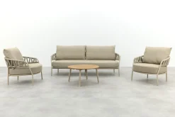 Taste Calma/Mindo 5-zits stoel-bank loungeset- Latte
