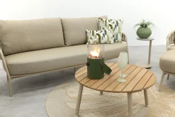 Taste Calma/Mindo 5-zits stoel-bank loungeset- Latte