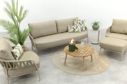 Taste Calma/Mindo 5-zits stoel-bank loungeset- Latte