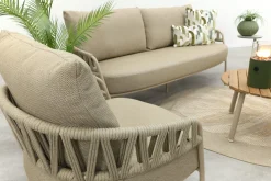 Taste Calma/Mindo 5-zits stoel-bank loungeset- Latte