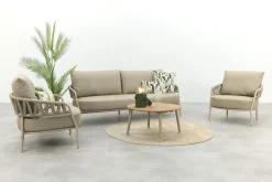 Taste Calma/Mindo 5-zits stoel-bank loungeset- Latte