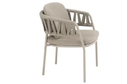 Taste Calma/Prado 8-persoons Deens ovale dining tuinset 300x110 cm. - Latte