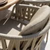 Taste Calma/Prado 4-persoons ronde dining tuinset Ø130 cm. - Latte