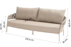 Taste Calma stoel-bank loungeset- Latte