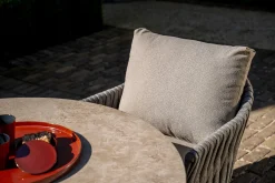Taste Cannes/Donato 6-persoons ronde low dining tuinset Ø160 cm. - Terre