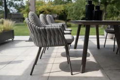 Taste Cannes/Manolo 6-persoons Deens ovale tuinset 240x103 cm. - Terre