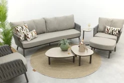 Taste Cannes/Monroe stoel-bank loungeset - Terre