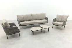 Taste Cannes/Monroe stoel-bank loungeset - Terre