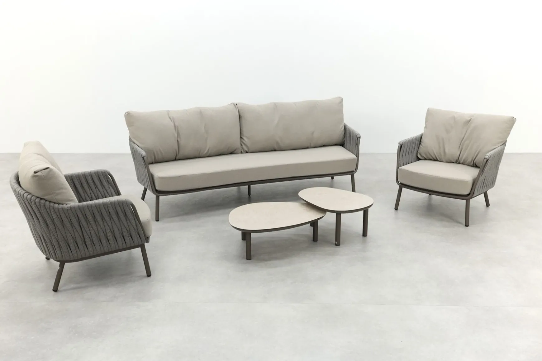 Taste Cannes/Monroe stoel-bank loungeset - Terre