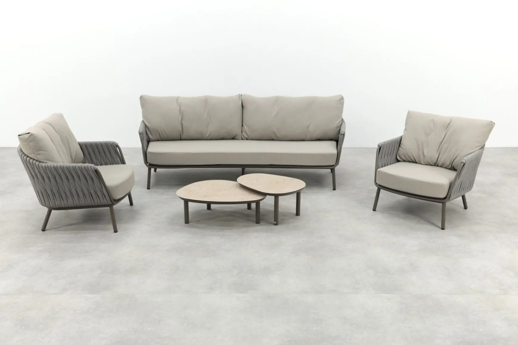 Taste Cannes/Monroe stoel-bank loungeset - Terre