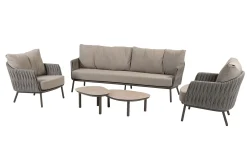 Taste Cannes/Monroe stoel-bank loungeset - Terre