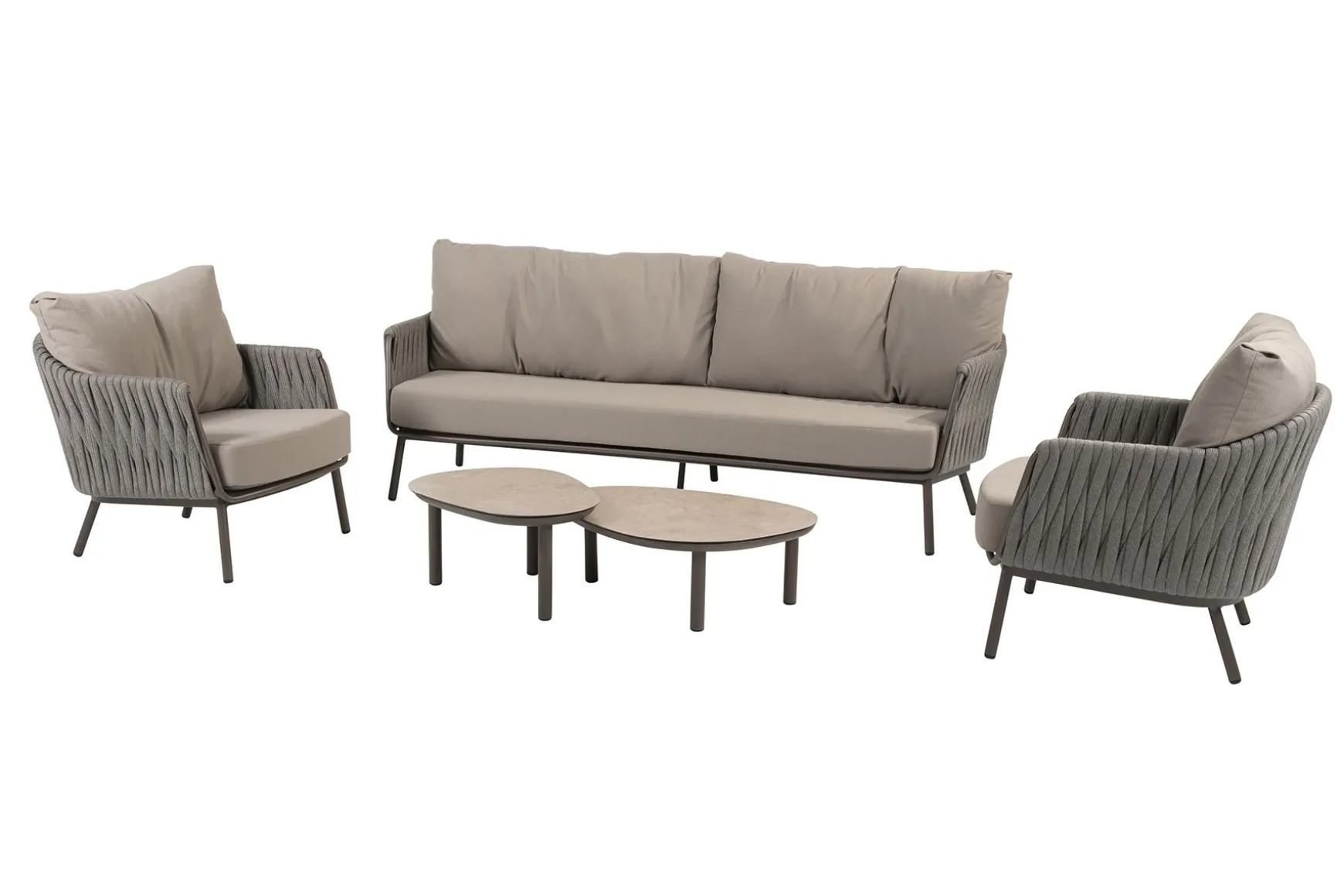 Taste Cannes/Monroe stoel-bank loungeset - Terre