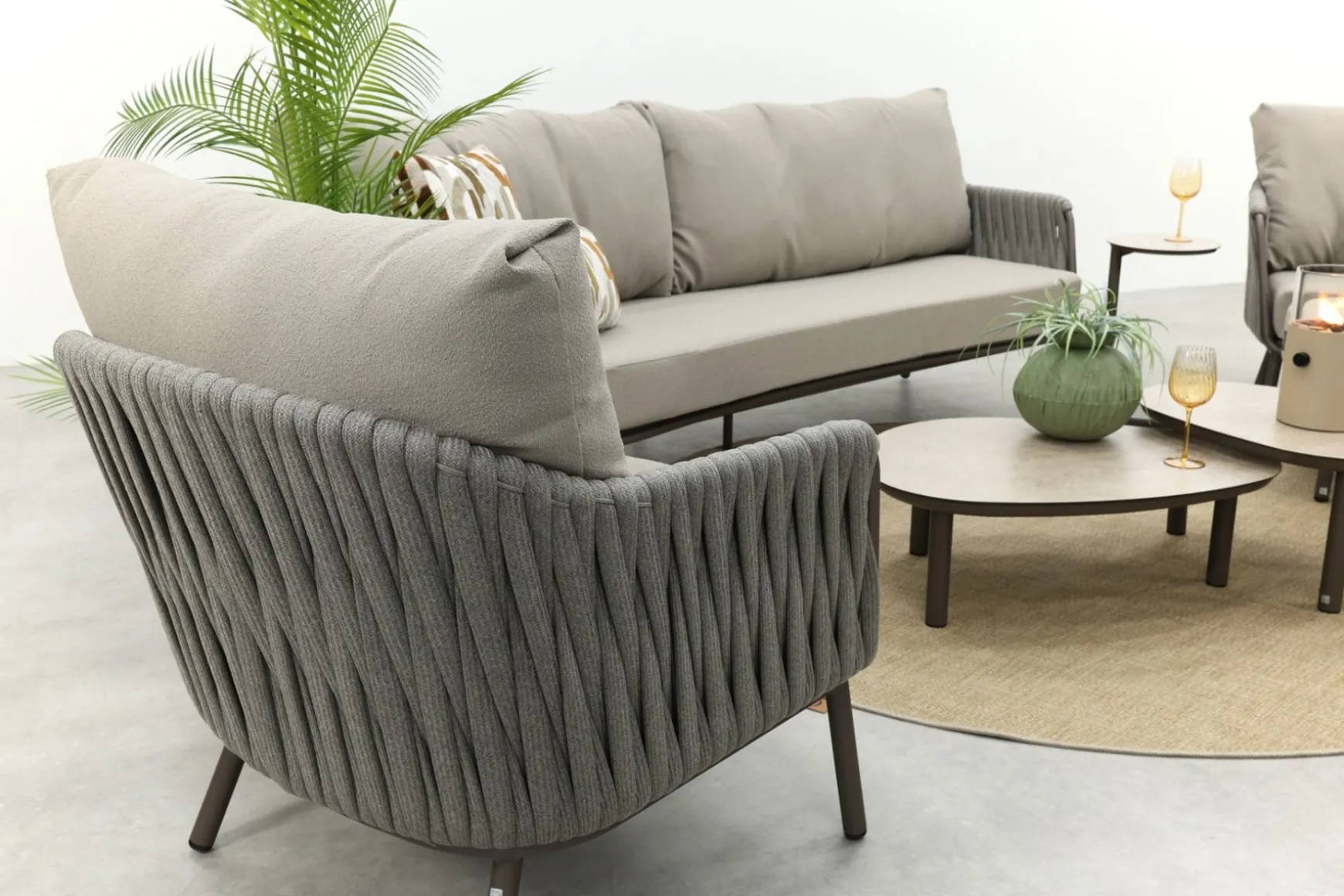 Taste Cannes/Monroe stoel-bank loungeset - Terre