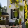 Taste Cannes/Sarah 4-persoons ronde low dining tuinset Ø130 cm. - Terre