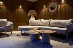 Taste Catalana organische loungebank chaise longue (rechts) - Latte OP=OP