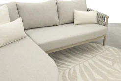 Taste Catalana organische loungebank chaise longue (rechts) - Latte OP=OP