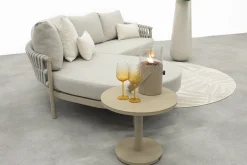 Taste Catalana organische loungebank chaise longue (rechts) - Latte OP=OP