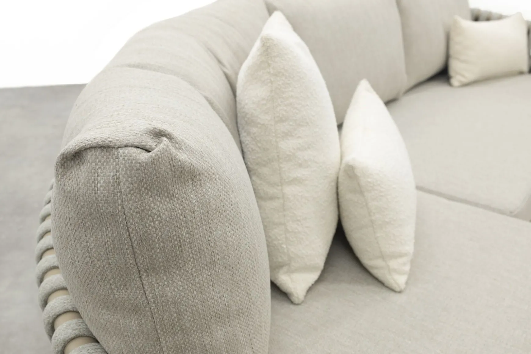 Taste Catalana organische loungebank chaise longue (rechts) - Latte OP=OP