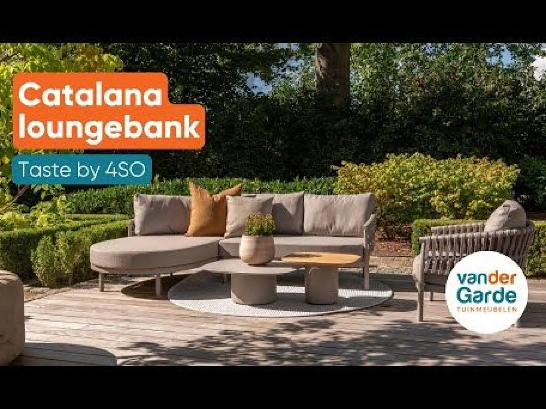 Taste Catalana organische loungebank chaise longue (rechts) - Latte OP=OP