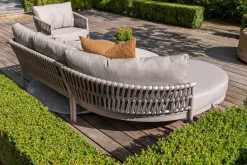 Taste Catalana organische loungebank chaise longue (rechts) - Latte OP=OP